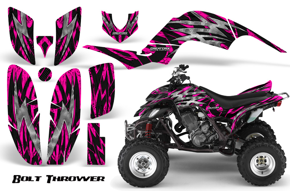 Yamaha Raptor 660 Graphics Kit Bolt Thrower Pink